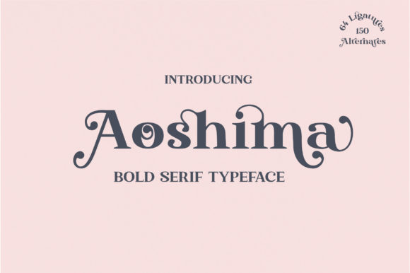 Aoshima: A Serif That Speaks with Quiet Authority