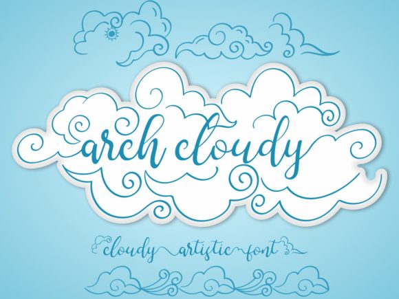 Arch Cloudy: A Decorative Font That Breathes Light Into Editorial Design