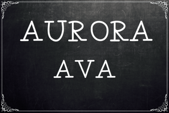 Aurora Ava: A Serif Font That Feels Like a Thoughtful Pause