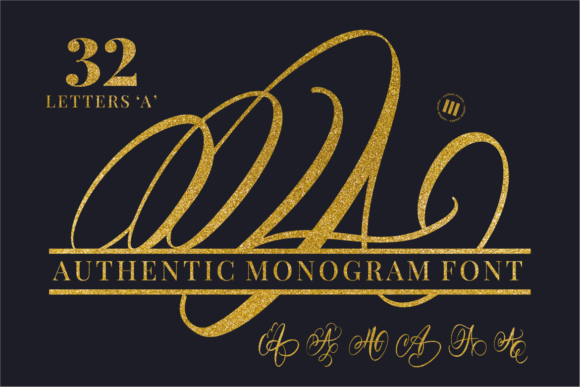 Authentic Monogram: A Serif That Earns Its Place