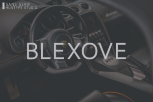 Blexove: A Refined Sans Serif Font for Editorial Design