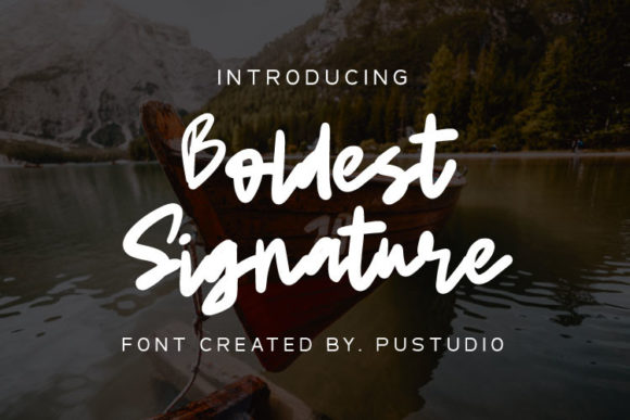 Boldest Signature: A Script Font for Bold Digital Branding
