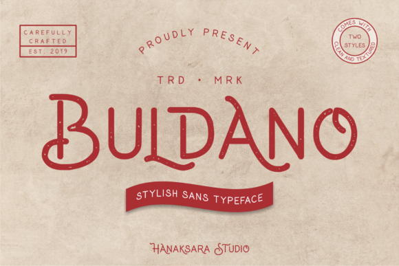 Buldano: A Stylish Sans Serif Font for Real Branding Work