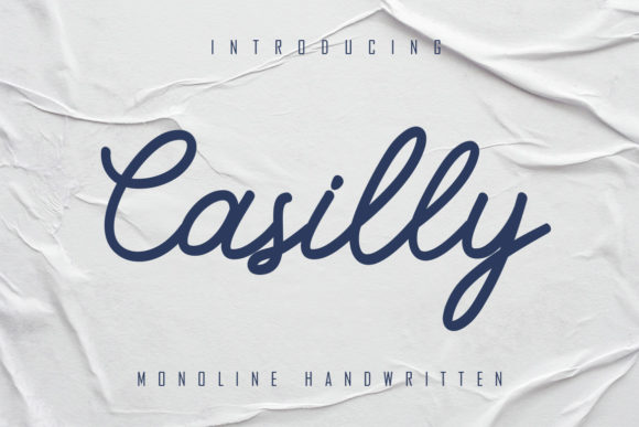 Casilly: A Delicate Script Font for Handmade Creators