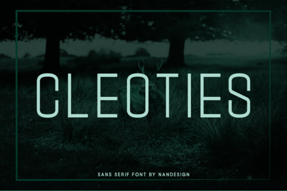 Cleoties: A Clean, Confident Sans Serif for Real Branding Work
