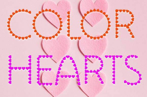 Color Hearts: A Thoughtful Display Font for Editorial Warmth