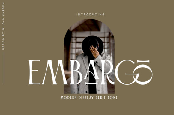 Embargo: A Refined Serif Font for Digital Branding