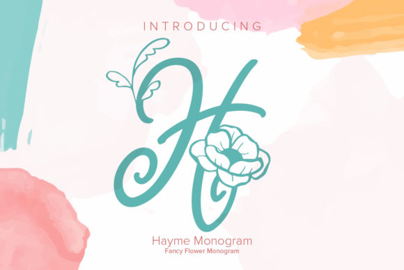Hayme Monogram: A Decorative Font That Elevates Brand Moments