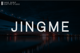 Jingme: A Sans Serif Font That Breathes With Your Words