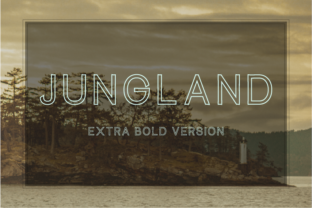 Jungland Outline Extra Bold: A Font That Speaks Volumes