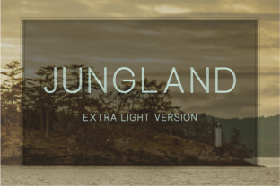 Jungland Outline Extra Light: A Warm, Geometric Sans Serif for Thoughtful Branding