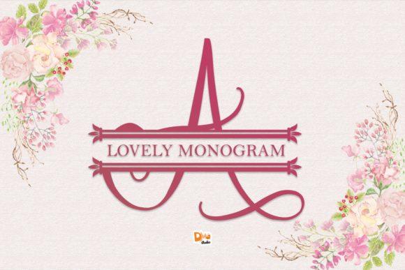 Lovely Monogram: A Delicate Display Font for Thoughtful Editorial Moments