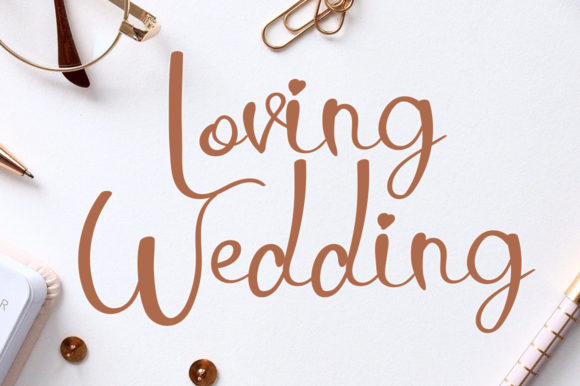 Loving Wedding Font Review