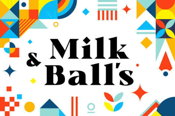 Milk and Balls: A Serif Font That Anchors Editorial Calm
