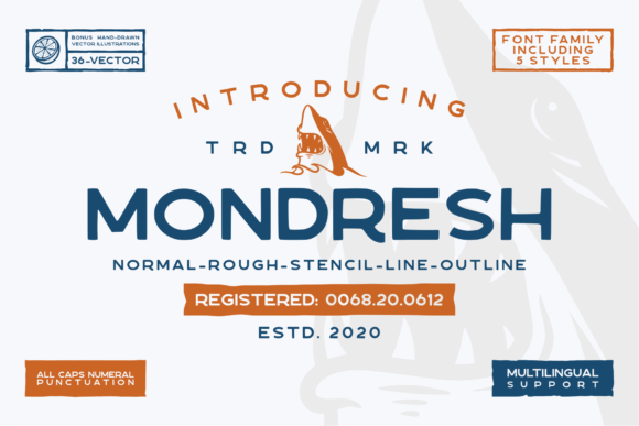 Mondresh: A Rugged Sans Serif That Holds Its Ground