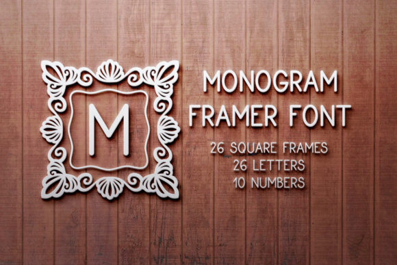 Monogram Framer: A Decorative Font That Anchors Your Campaign Voice