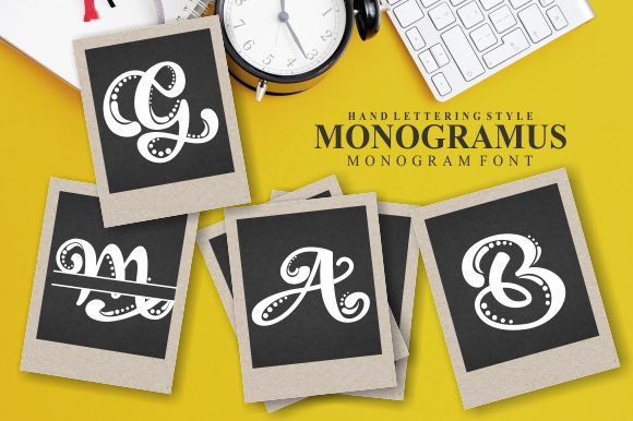 Monogramus: A Classy Decorative Font for Small Business Branding