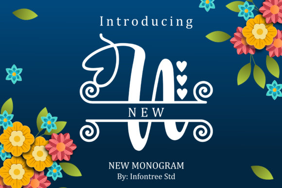 New Monogram: A Decorative Typeface for Editorial Elegance
