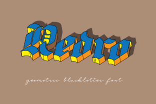 Redro: A Modern Blackletter Font for Handmade Brands