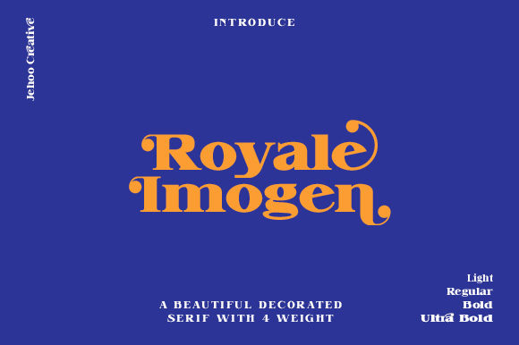 Royale Imogen: A Serif Font for Elegant Digital Branding