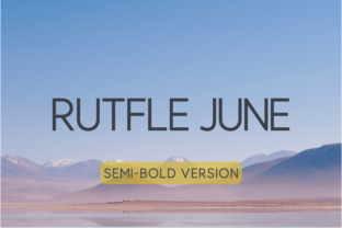 Rutfle June Semi-Bold: A Modern Sans Serif for Confident Digital Headlines