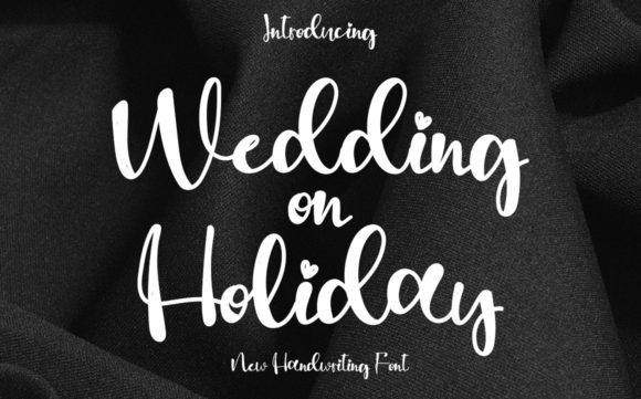 Wedding on Holiday: A Font That Elevates Your Web Design