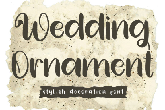 Wedding Ornament: A Timeless Script Font for Digital Design