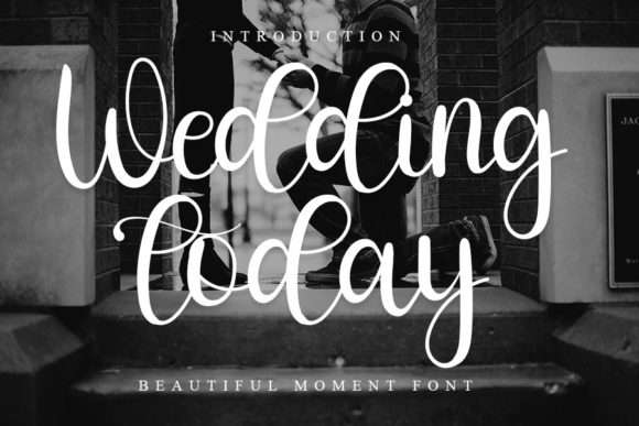 Wedding Today: A Script Font for Elegant Editorial Design